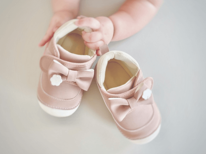 赤ちゃんと靴