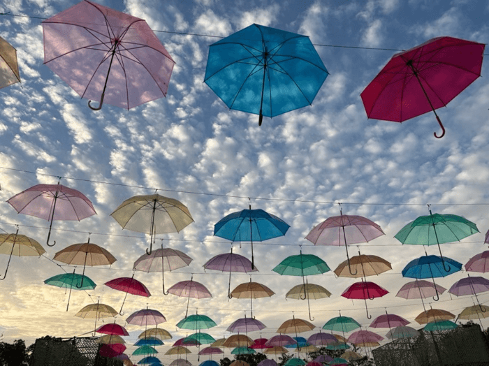空と傘