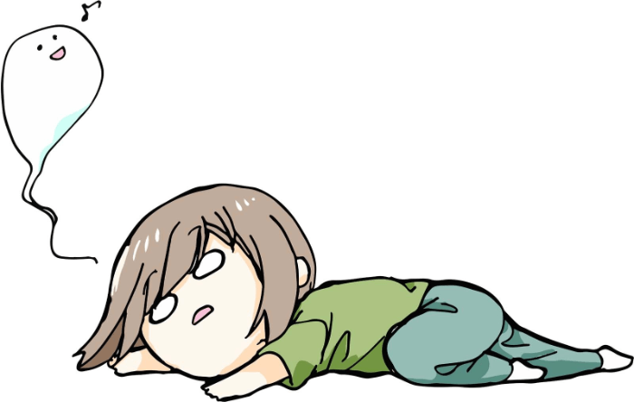 疲れこんだ状態